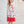 Load image into Gallery viewer, Cream Nutcracker Christmas Square-Neck Button-Front Tiered Dress
