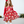 Red Christmas House Angel-Sleeve Dress