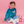Teal Unicorn Velour Sweatshirt & Unicorn Rainbow Skort