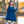 Load image into Gallery viewer, Navy Ribbed Velour Baby-Doll Dress
