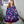 Load image into Gallery viewer, Navy Autumn Floral A-Line Dress
