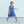 Load image into Gallery viewer, Navy Unicorn Playground Bow-Sleeve A-Line Dress
