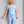 Periwinkle Bunny Daisy Short-Sleeve Pajama Set