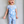 Load image into Gallery viewer, Periwinkle Bunny Daisy Short-Sleeve Pajama Set
