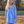 Load image into Gallery viewer, Periwinkle Floral Bow-Accent Pocket A-Line Dress
