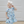 Mint Doggy Dog Babydoll Dress & Stripe Leggings