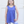 Blue Iris Sleeveless Ruffle Baby-Doll Top & Butterfly Jewel Bike Shorts