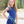 Navy Ribbed Sleeveless Top & Block Floral Skort