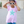 Load image into Gallery viewer, Lilac Hi-Low Top &amp; Paradise Island Bike Shorts
