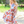 Cream & Orange Autumn Florals Midi-Length Hi-Low Dress