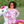 Pink Horsees&Roses Long-Sleeve Rashguard Set