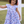 Periwinkle Bunny Meadow Angel-Sleeve Dress & Shorts