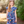 Navy BTS Floral 2-Pocket Angel-Sleeve Dress