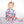 Periwinkle Heart Babydoll Dress & Leggings
