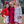 Red Holiday Snowflake Ruffle Tiered Dress