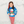 Blue Snowman Velour Sweater