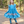 Millie Loves Lily Girls Teal Pony Border Dress & Legging Set