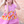 Millie Loves Lily Girls Violet Happy Apple Printed Tiered Short Sleeve Dress