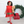 Millie Loves Lily Girls Red Christmas Tree Border Angel Wing Dress & Legging Set