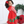 Millie Loves Lily Girls Red Christmas Tree Border Angel Wing Dress & Legging Set