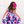 Millie Loves Lily Girls Periwinkle Rose Angel-Sleeve Dress & Purple Dot Shorts Set