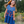 Millie Loves Lily Girls Navy Fox Printed Tiered Short Sleeve Dress
