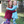 Millie Loves Lily Nile Blue & Plum Long Sleeve Tops & Leggings Set