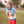 Blue Scenic Santa Ice Velour Sweater