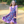 Kids Purple Flower Angel-Sleeve Dress & Dot Shorts