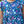 Navy Butterfly Floral Angel-Sleeve Dress