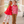 Red Long-Sleeve Babydoll Top & Gingerbread Leggings