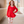 Red Long-Sleeve Babydoll Top & Gingerbread Leggings