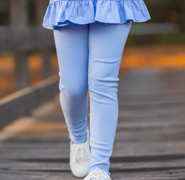 Millie Loves Lily Girls' 3-Pack Ribbed Legging Set Brights