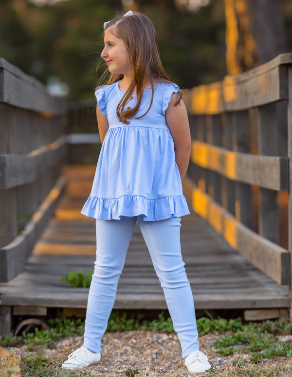Millie Loves Lily Girls' 3-Pack Ribbed Legging Set Brights