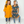 Marigold Bow-Sleeve A-Line Dress & Sunflower Meadow Leggings