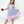 Periwinkle School Supplies Ruffle-Hem A-Line Dress