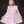 Kids Light Pink Holiday Bows Angel-Sleeve Dress