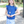 Kids Navy Fr Terry Top & Bow Printed  Skort Set