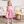 Pink Kitty Lounge Angel-Sleeve Dress & Leggings