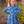 Kids Blue Unicorn Prance Yoke A-Line Dress