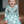 Kids Cream Christmas Wreaths Ruffle-Hem Dress