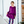 Plum Ribbed Velour Drop-Waist Dress & Willow Floral Leggings