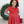 Millie Loves Lily Girls' Red Holiday Dot Velour Dress With Bow Waistband