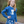 Cobalt Angel-Sleeve Top & Kitten Corner Skirted Leggings - Millieloveslily.com