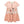 Coral Pretty Kitty Tiered Button - Front Dress - Millieloveslily.com