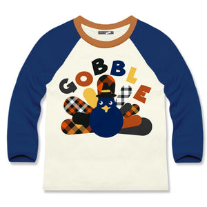 Cream Turkey Long-Sleeve Crewneck Top - Millieloveslily.com