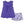  Girls purple Ruffle Top and Butterfly Printed Ruffle Short Set on a white background, front