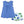  Girls Marina Blue Ruffle Top and Turtle Print Ruffle Short Set, on a white background, front