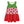 Green & Red Watermelon Tiered Sleeveless A - Line Dress - Millieloveslily.com