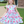 Ice Blue Phoebe Floral Angel - Sleeve Dress - Millieloveslily.com